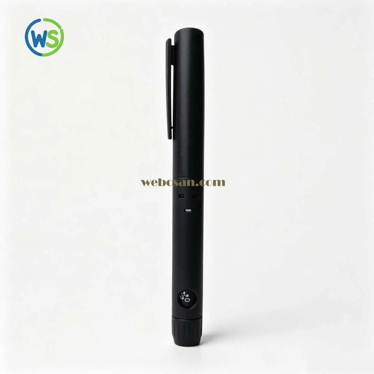 insulin pen colors — WS-DS01 black finish high-resolution detail 1