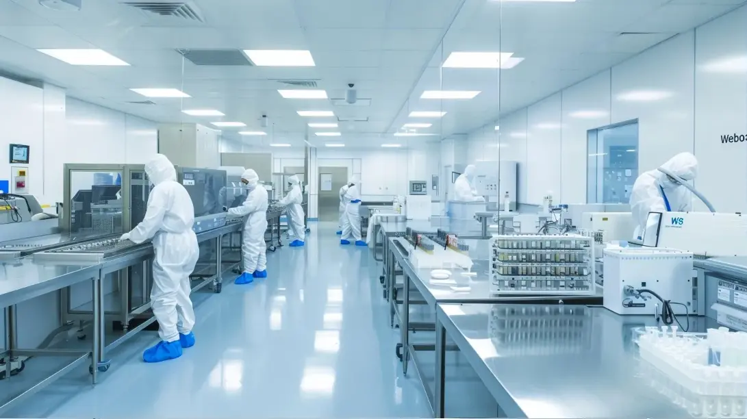 Webosan cleanroom assembly workshop for injection pen projects 1