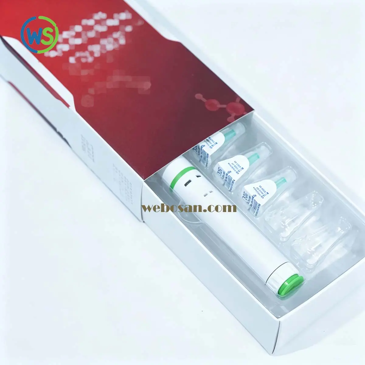 WS-PBX01 injection pen paper box custom printing detail view