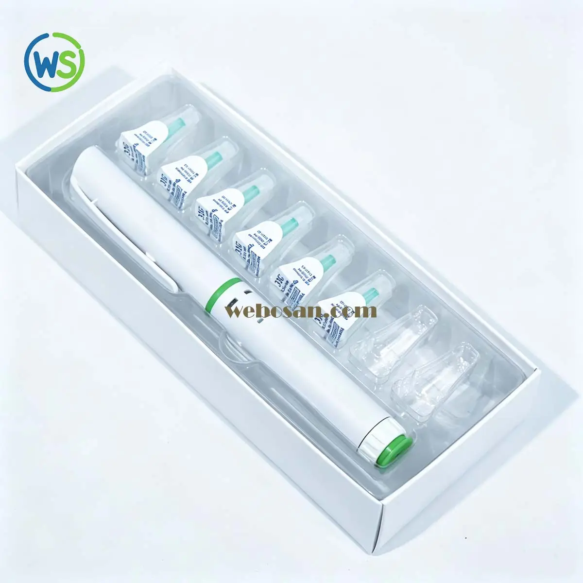 WS-PBX01 injection pen paper box full custom interior and insert view