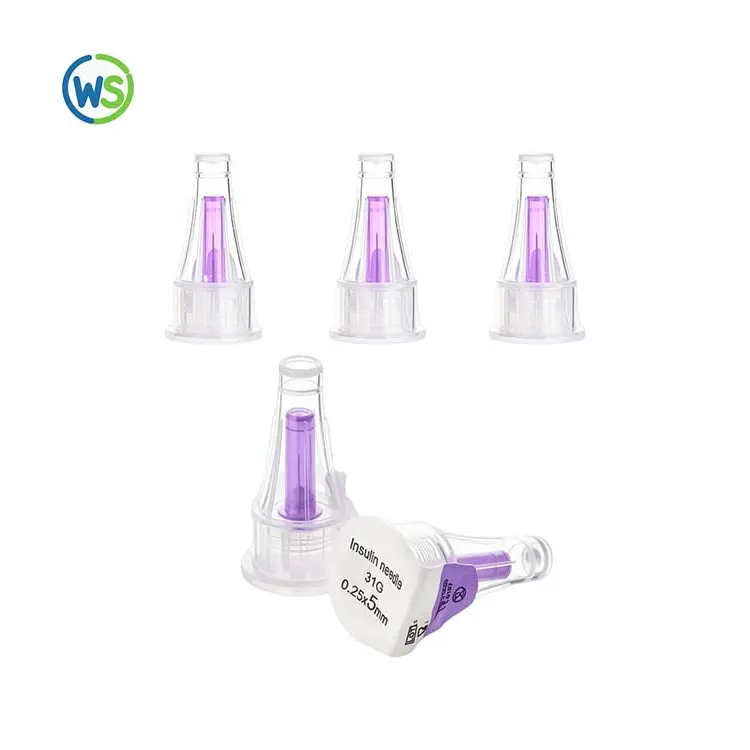 Aguja para lantus pluma / insulina WS-PN01 desechable esteril compatible