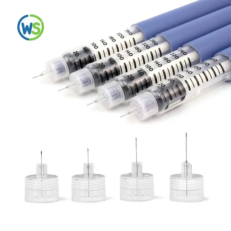 Detalle de aguja ultrafina con 3 biseles WS-PN02