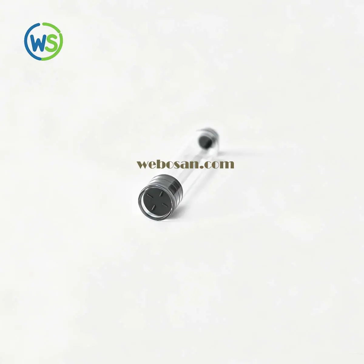 WS-CT01 vista de componentes del cartucho de vidrio