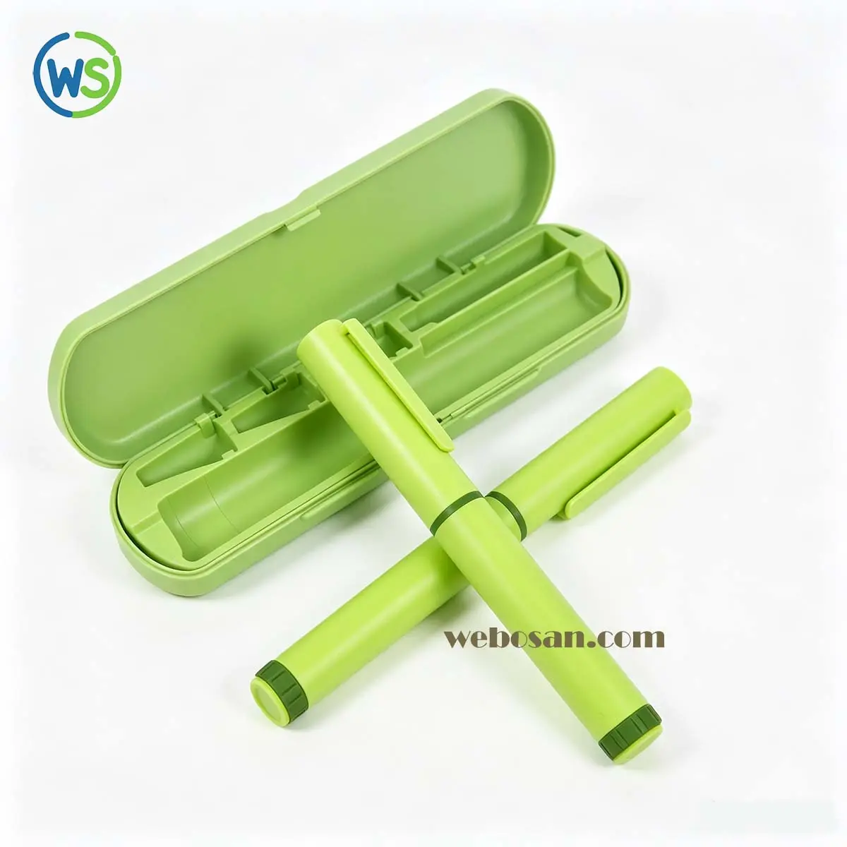 WS-RF12 green peptide injection pen component view