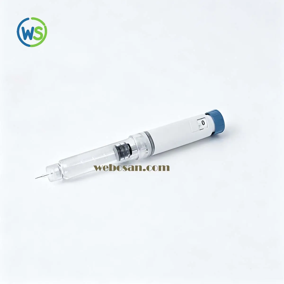 WS-RF13 detalle de acabado y dial de dosis de la pluma